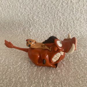 Vintage 90s Disney The Lion King Timon Pumbaa Action Figure Burger King